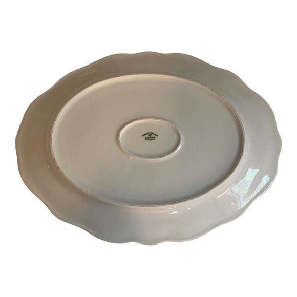 Johann Haviland Bavaria Germany Floral Splendor Platter 13" x 9 3/4" - Picture 2 of 8